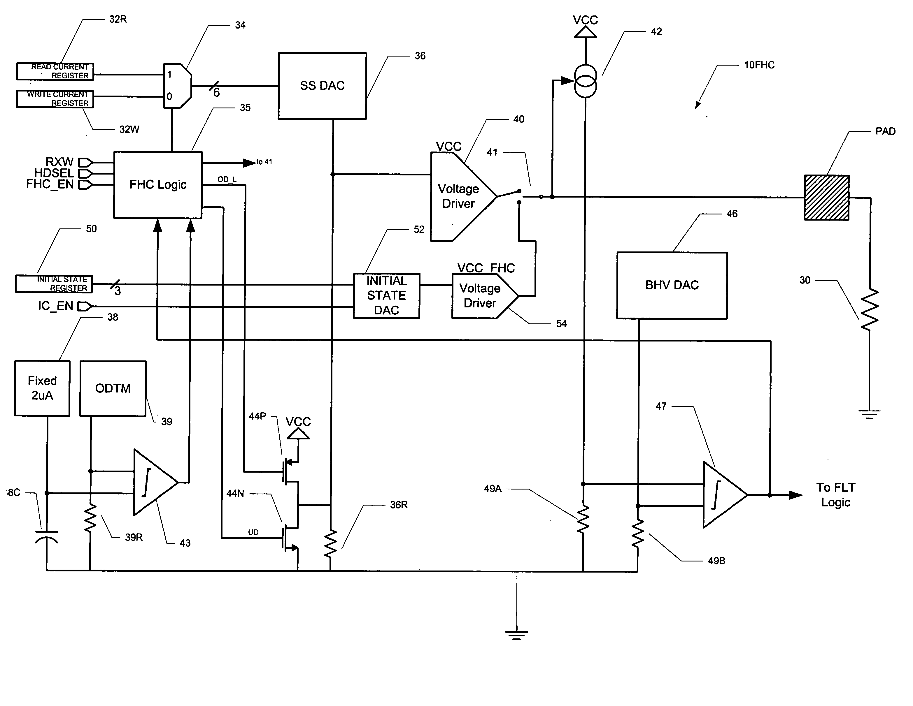 Fly height control for a read/write head in a hard disk drive