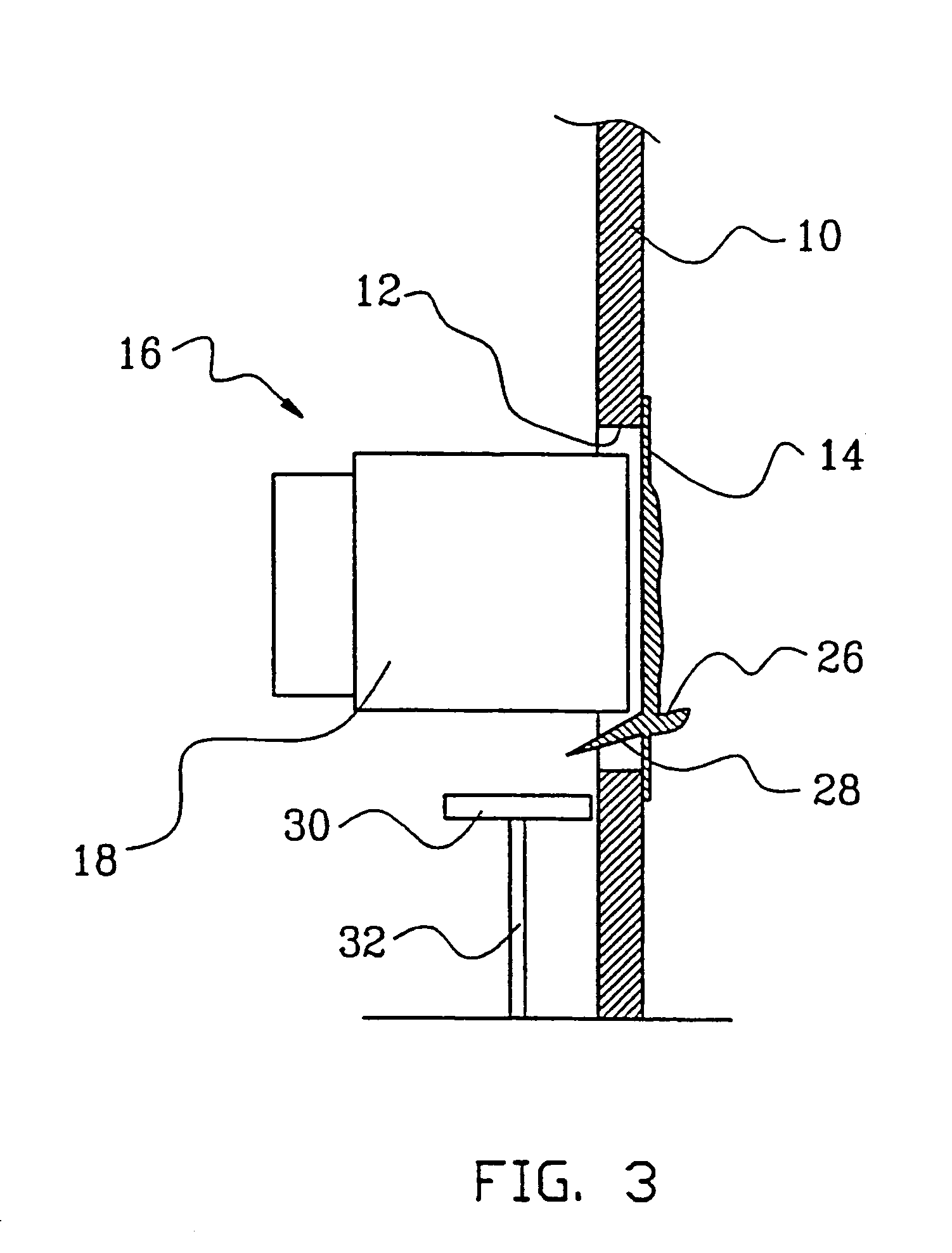 Device for a reverse vending machine for bottles and cans