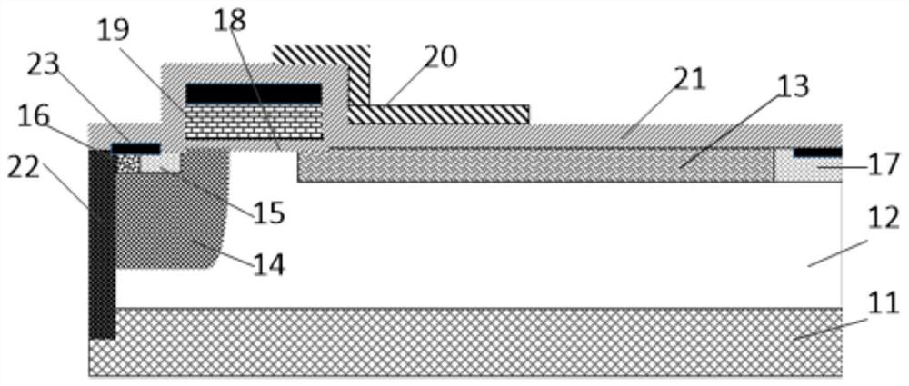 RFLDMOS device and manufacturing method thereof