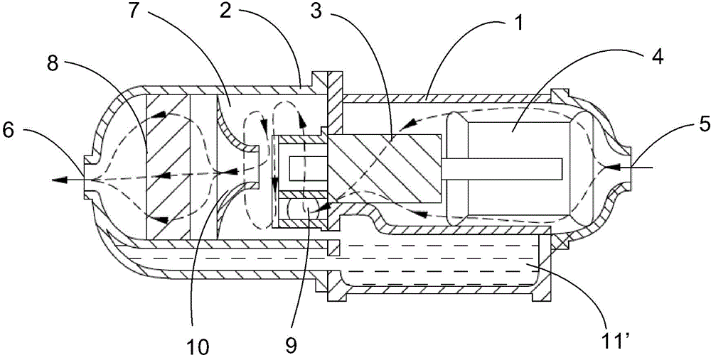 Screw compressor possessing oil separator and water chilling unit