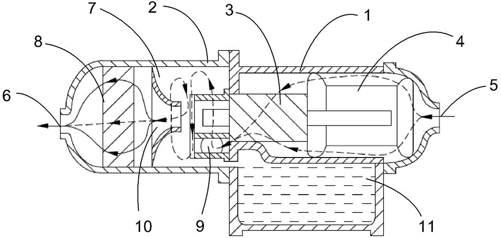 Screw compressor possessing oil separator and water chilling unit