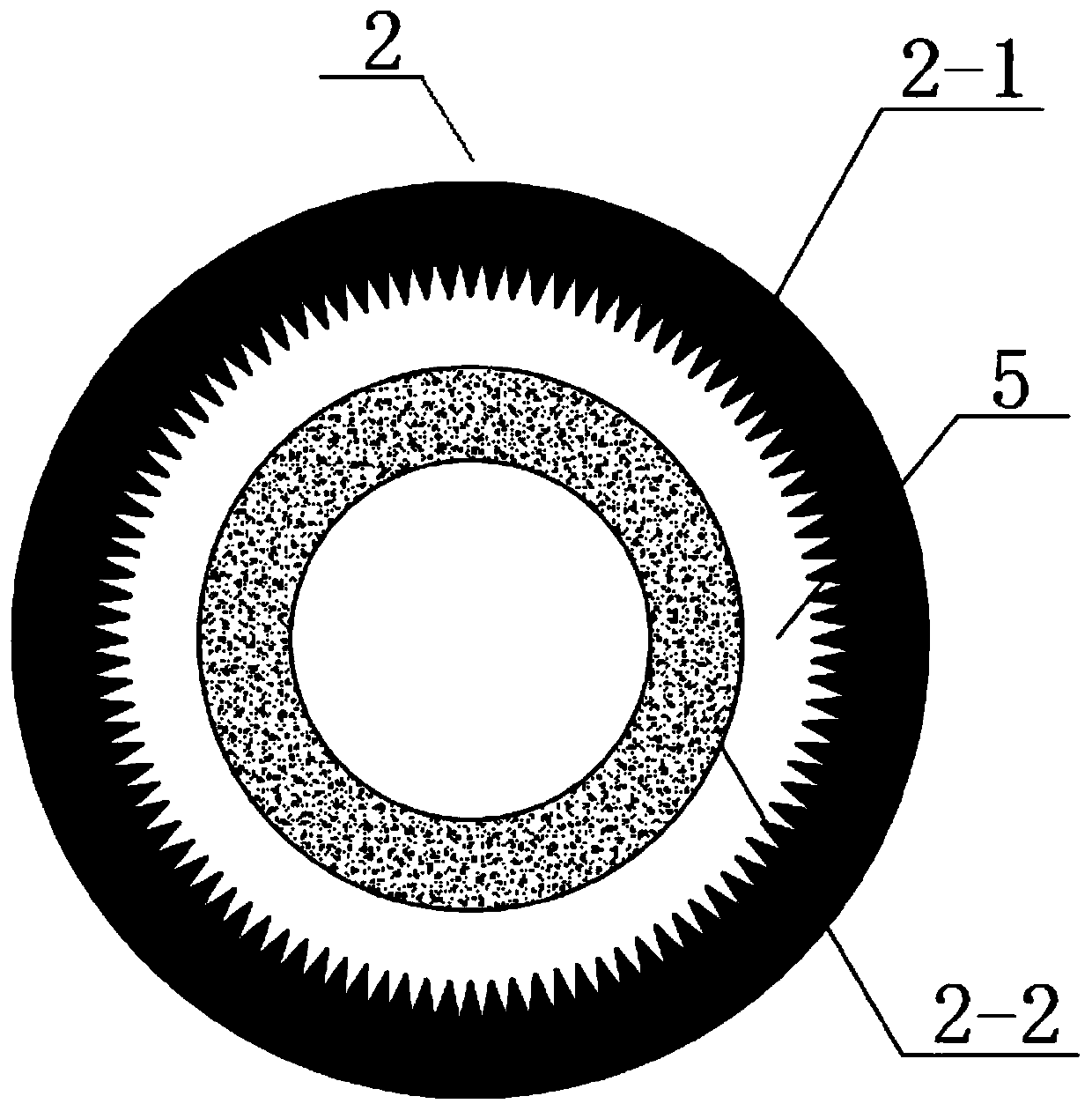 Stacked sleeve type condenser