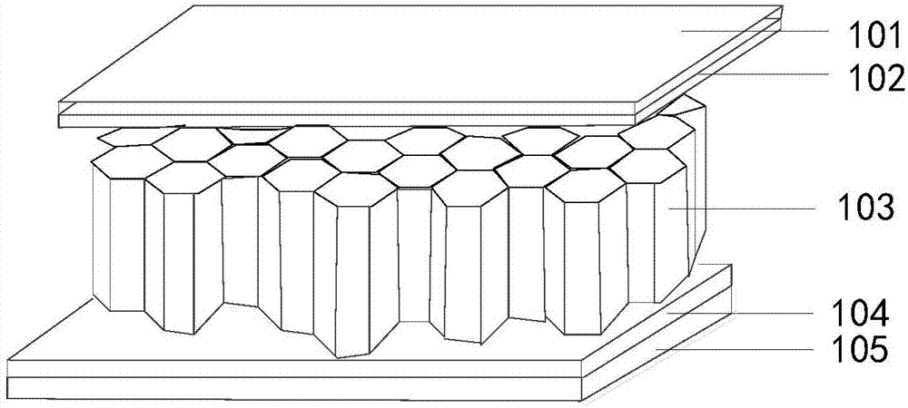 Aluminum alloy honeycomb plate