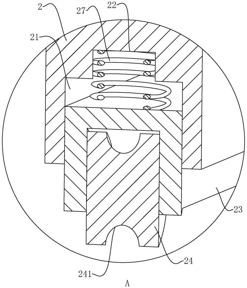 A conveying device suitable for stable conveying of cylinder body