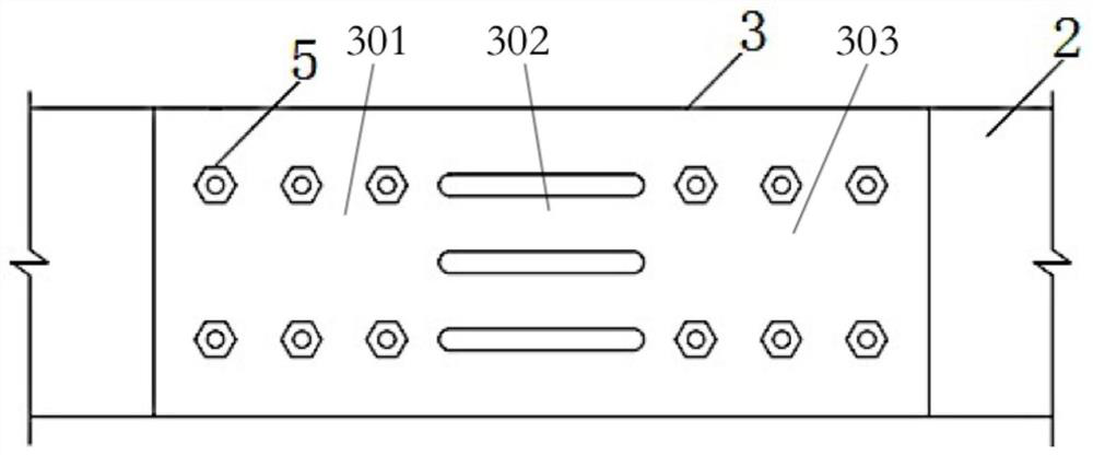 Fabricated steel structure beam-column energy dissipation connector