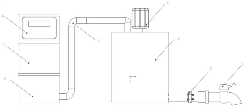 Organic sewage treatment device