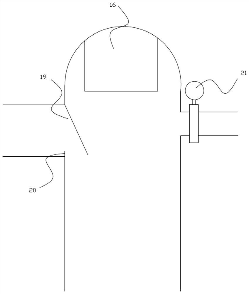 An air shower that can store filtered gas