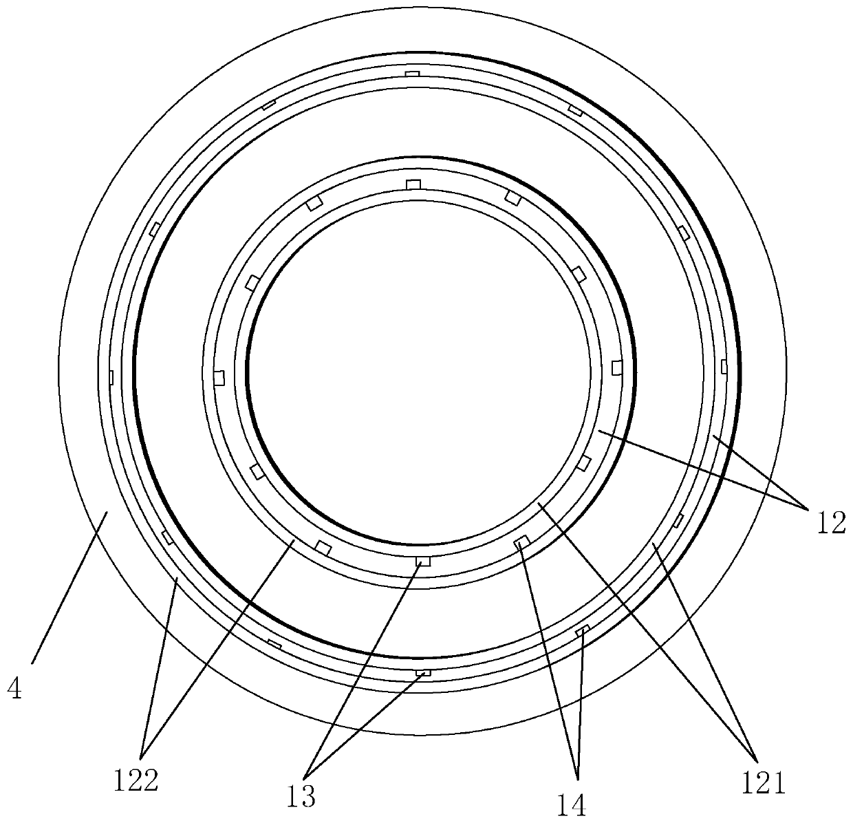 Reinforcement structure of building foundation and construction method thereof