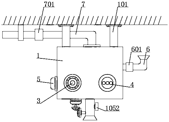 Fireproof fire extinguishing device for fire protection