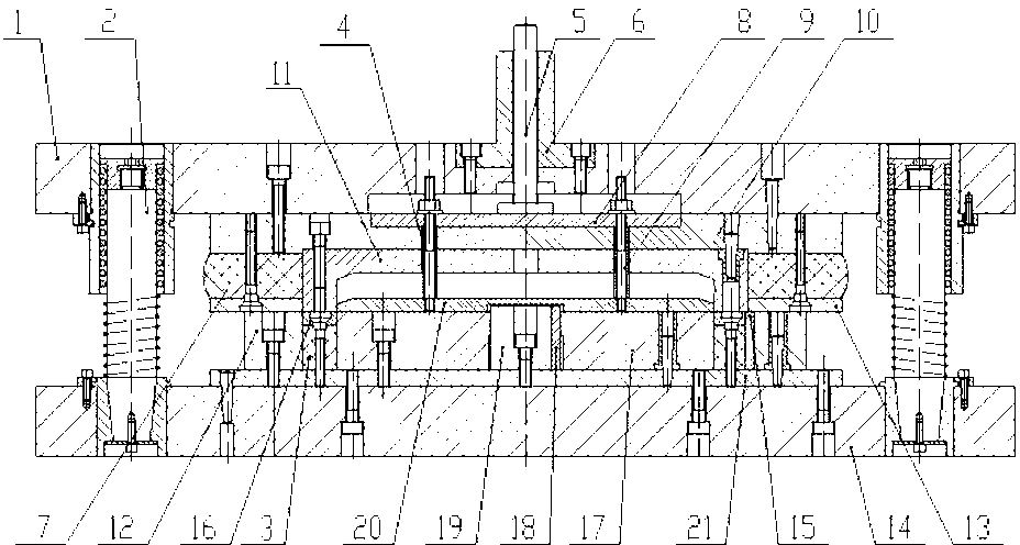 Stator or rotor punching mould of power generator