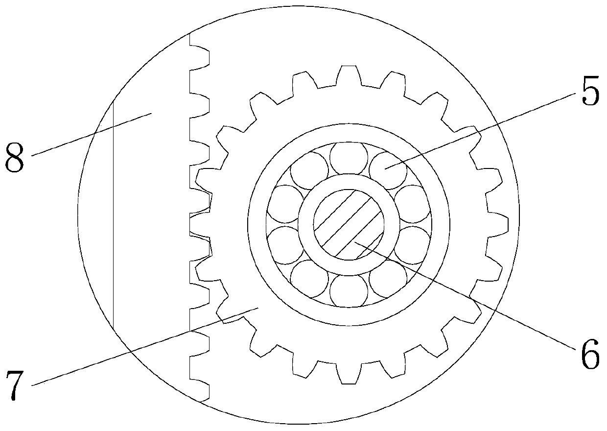 Anti-falling mechanism of airing rack for textile