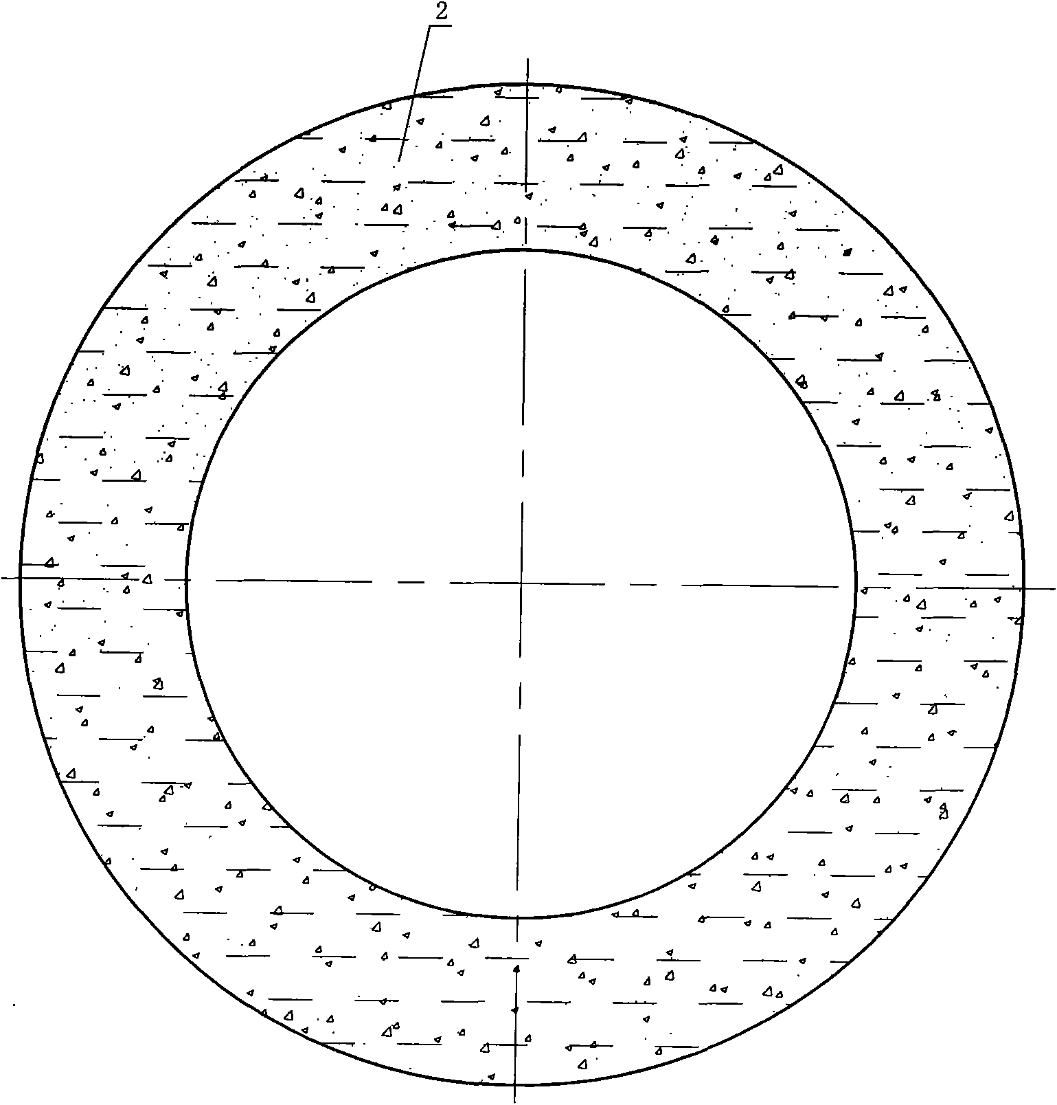 Mixed fiber concrete pipe