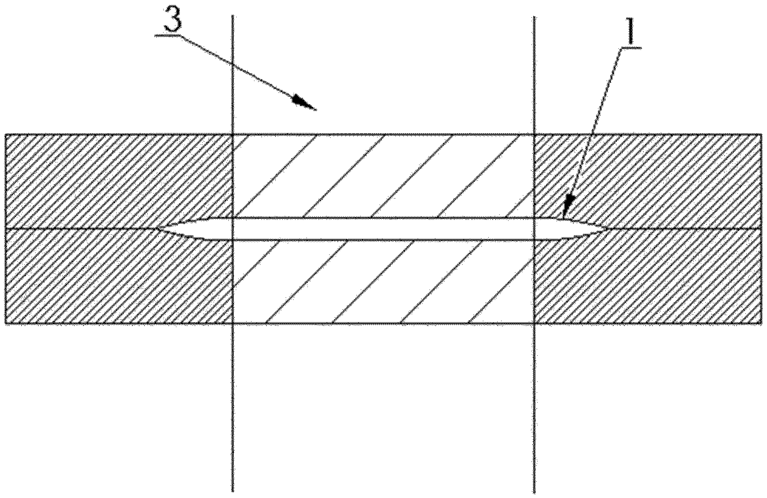 System for reducing the wiping gas consumption in an air knife