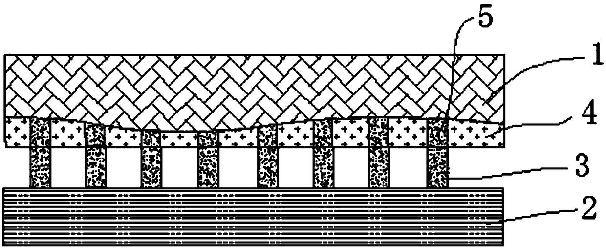 A high-pixel infrared focal plane detector and its preparation method