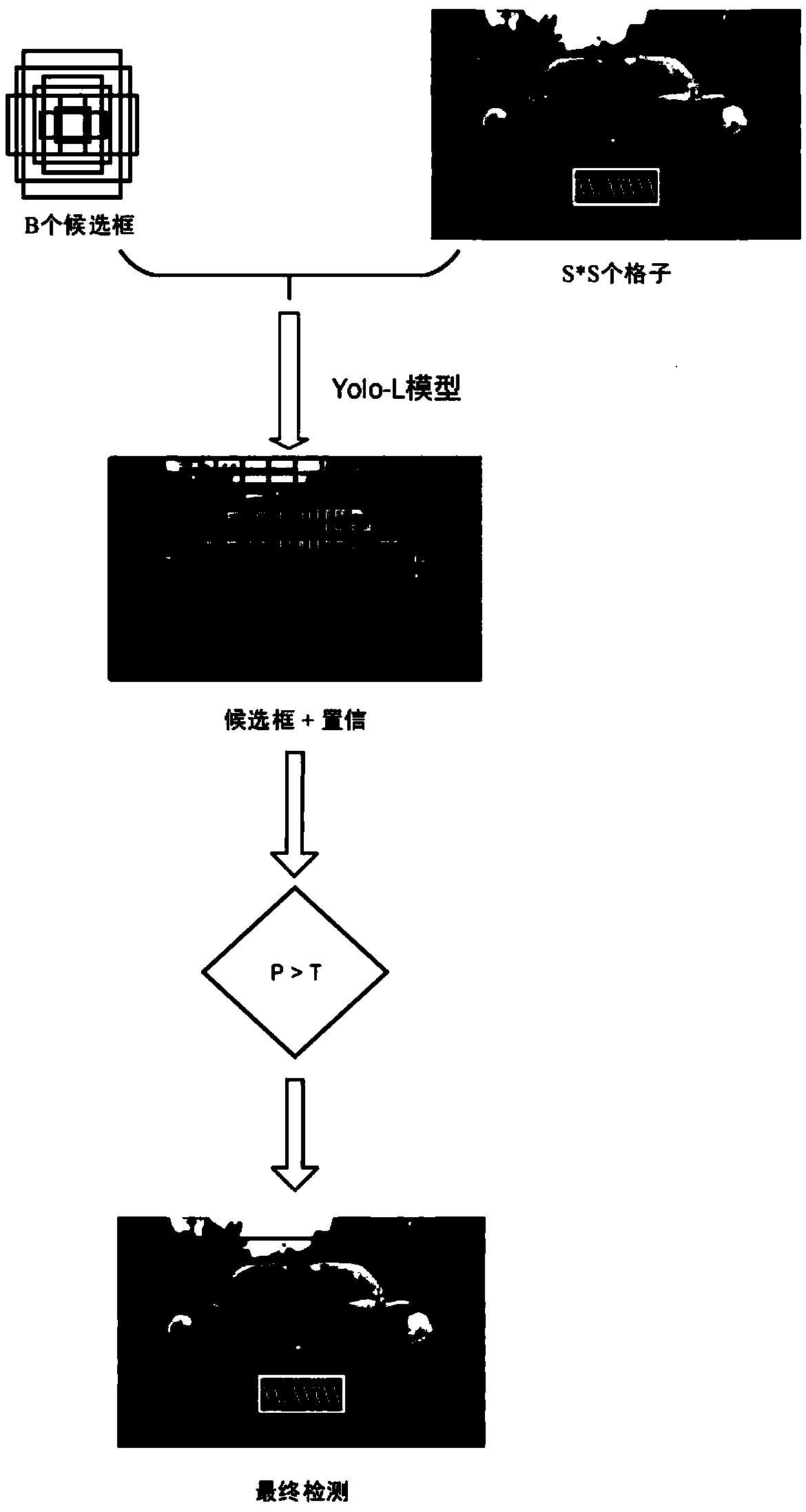 License plate recognition method based on trusted area