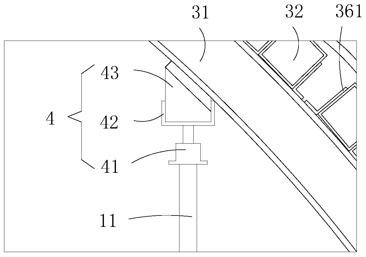 Disc buckling support system and construction system used for open-cut tunnel