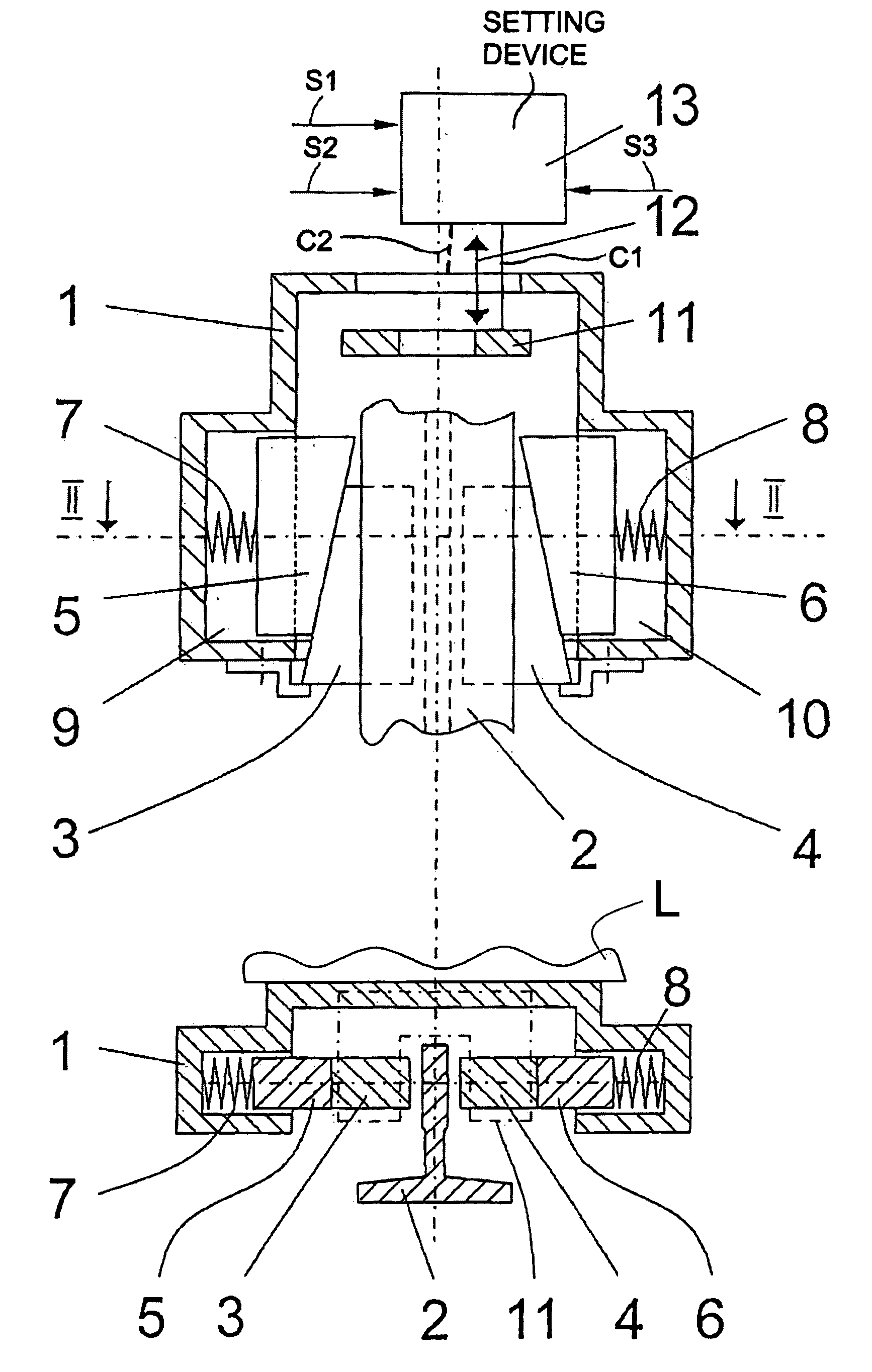 Brake arresting device with adaptable brake force for an elevator