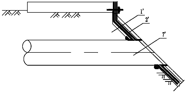 Ground leakage type water tight guiding and removing structure of refuse landfill and construction method thereof