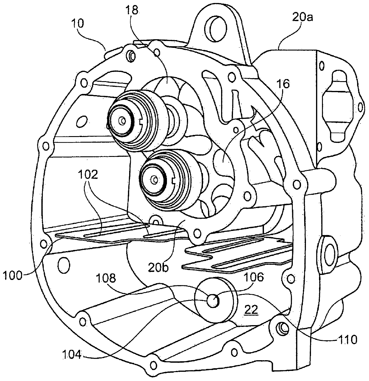 Screw compressor for a utility vehicle