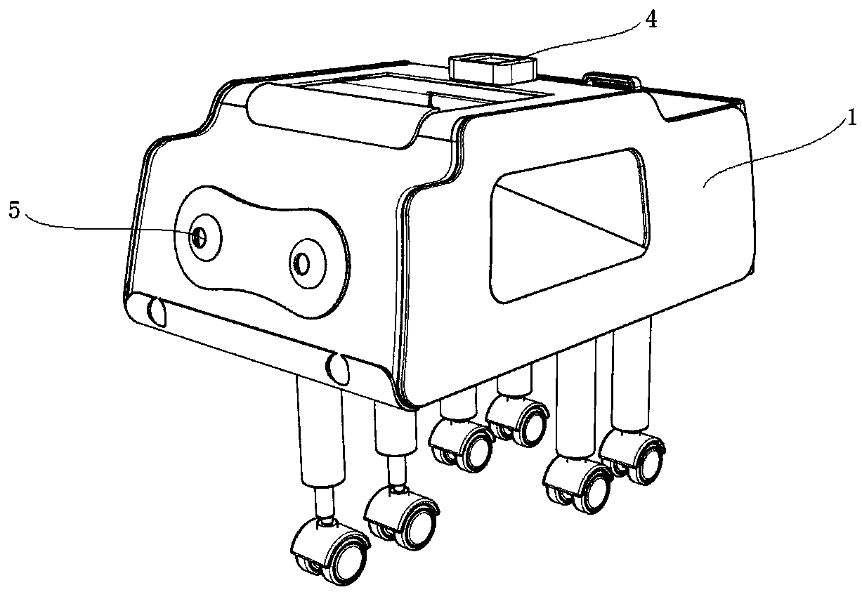 Loading and climbing robot with target tracking and automatic obstacle avoidance functions