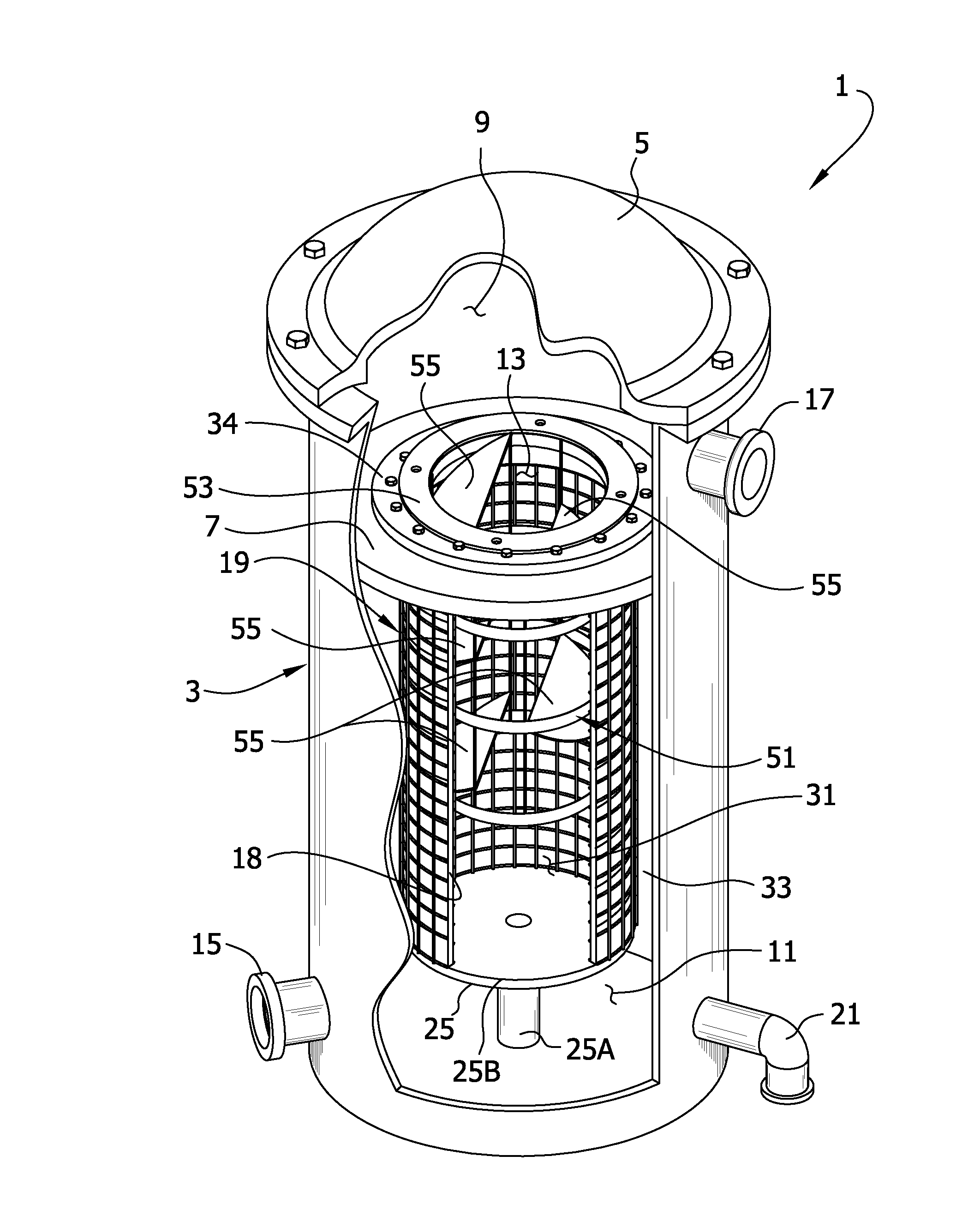 Fiber bed assembly including a re-entrainment control device for a fiber bed mist eliminator