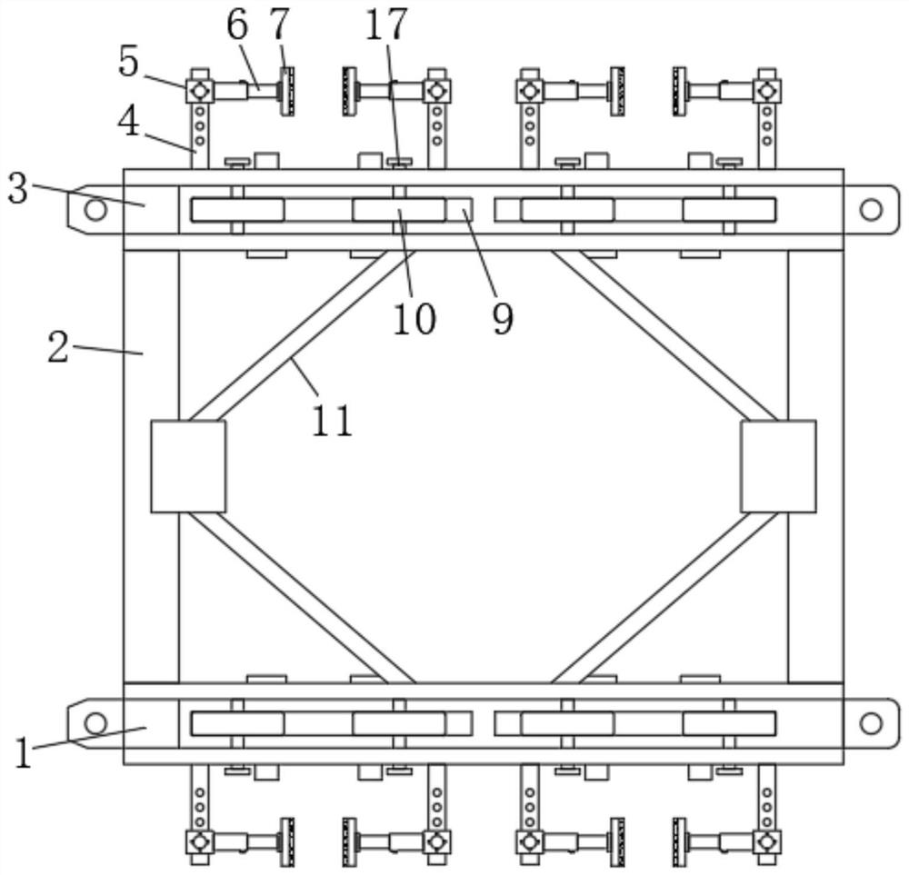 Fastening structure of bailey piece