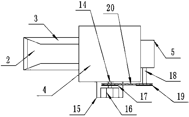 Convenient-to-use feeding device for synthesis workshop