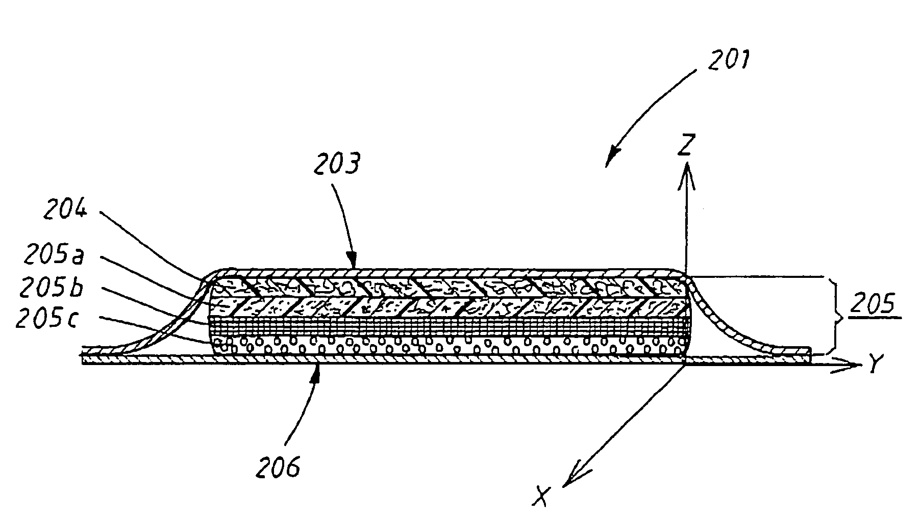 Carrier for additive in an absorbent article