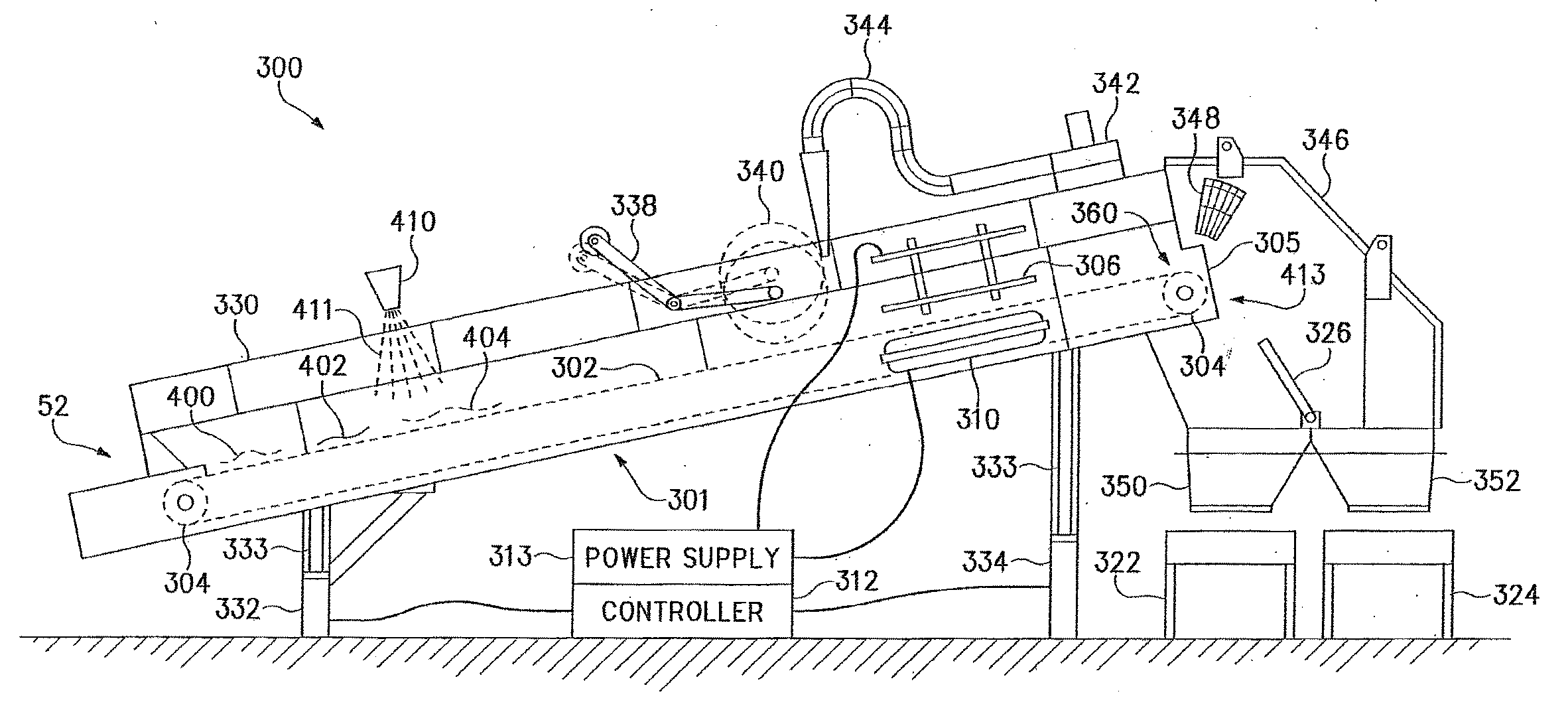 Electrostatic material separator