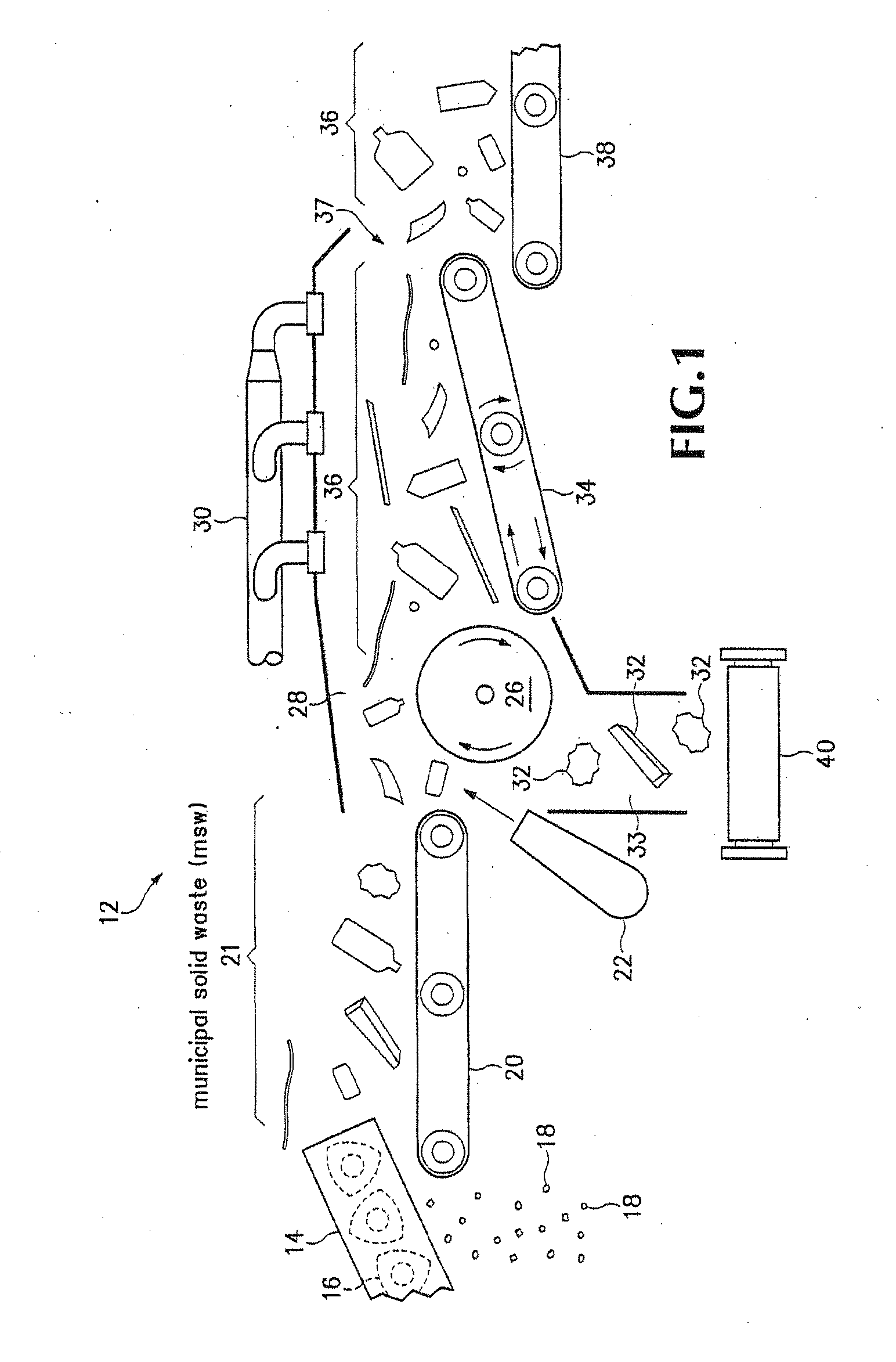 Electrostatic material separator