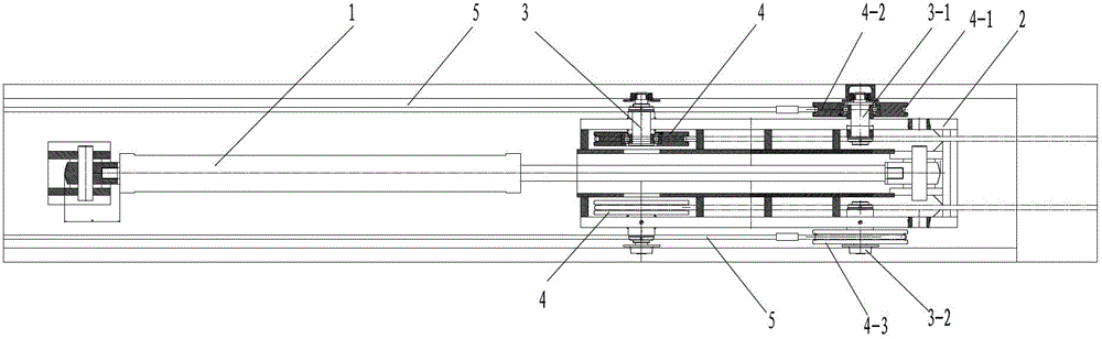 Linearly reciprocating hydraulic drive mechanism