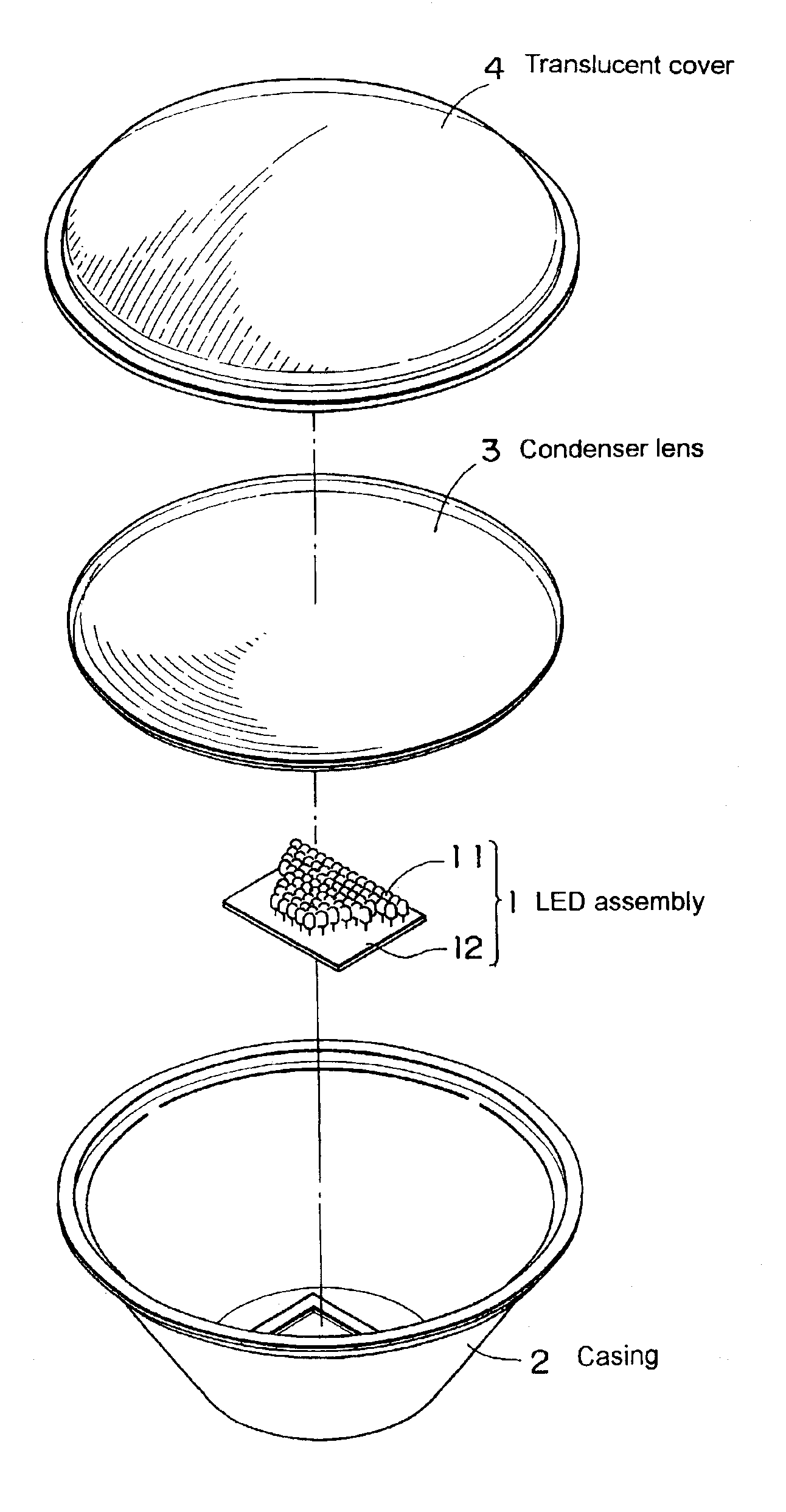 Led indicator lamp