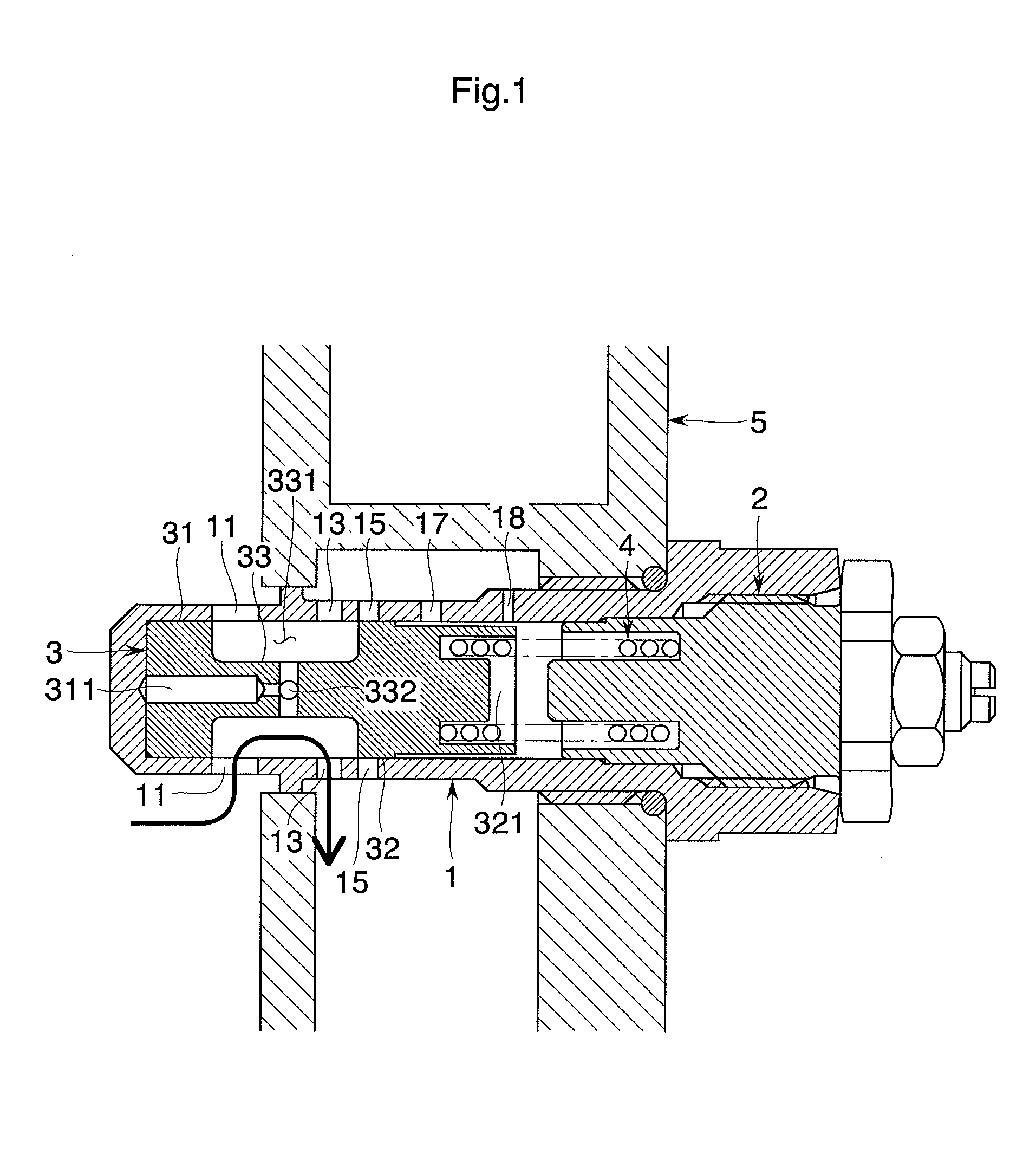 Flow rate control valve