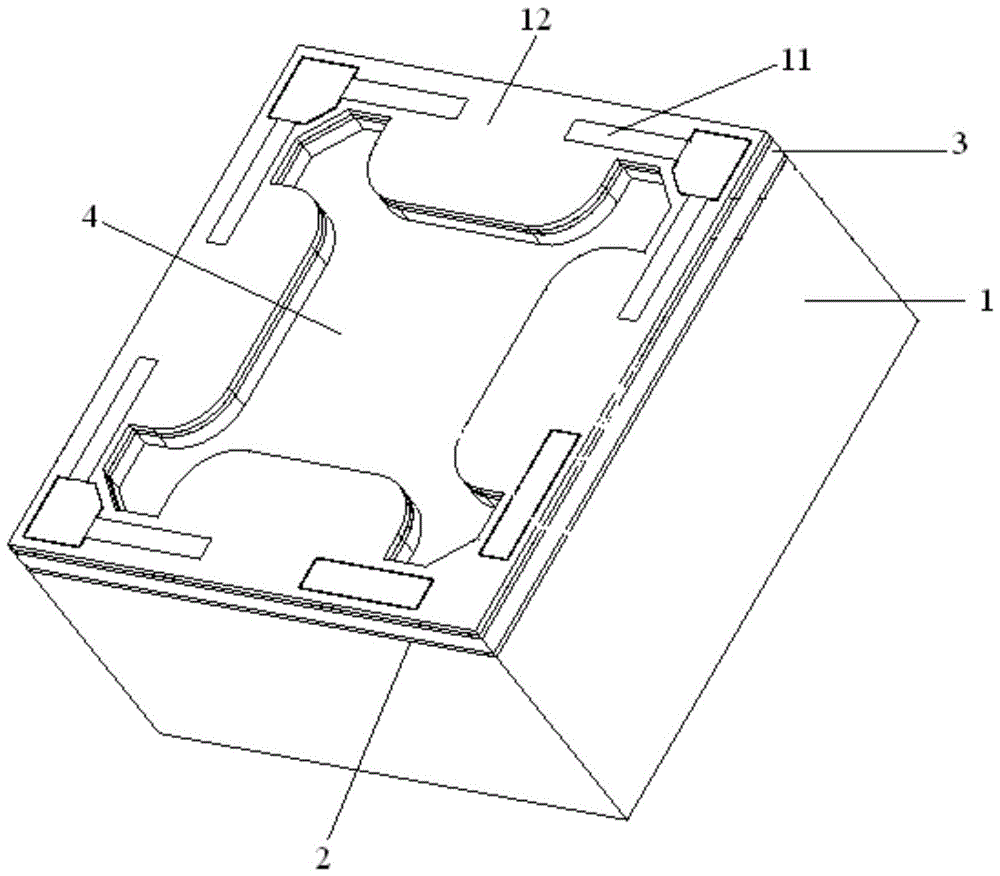 High-sensitivity silicon piezoresistive pressure sensor and its preparation method