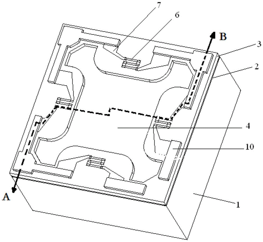 High-sensitivity silicon piezoresistive pressure sensor and its preparation method