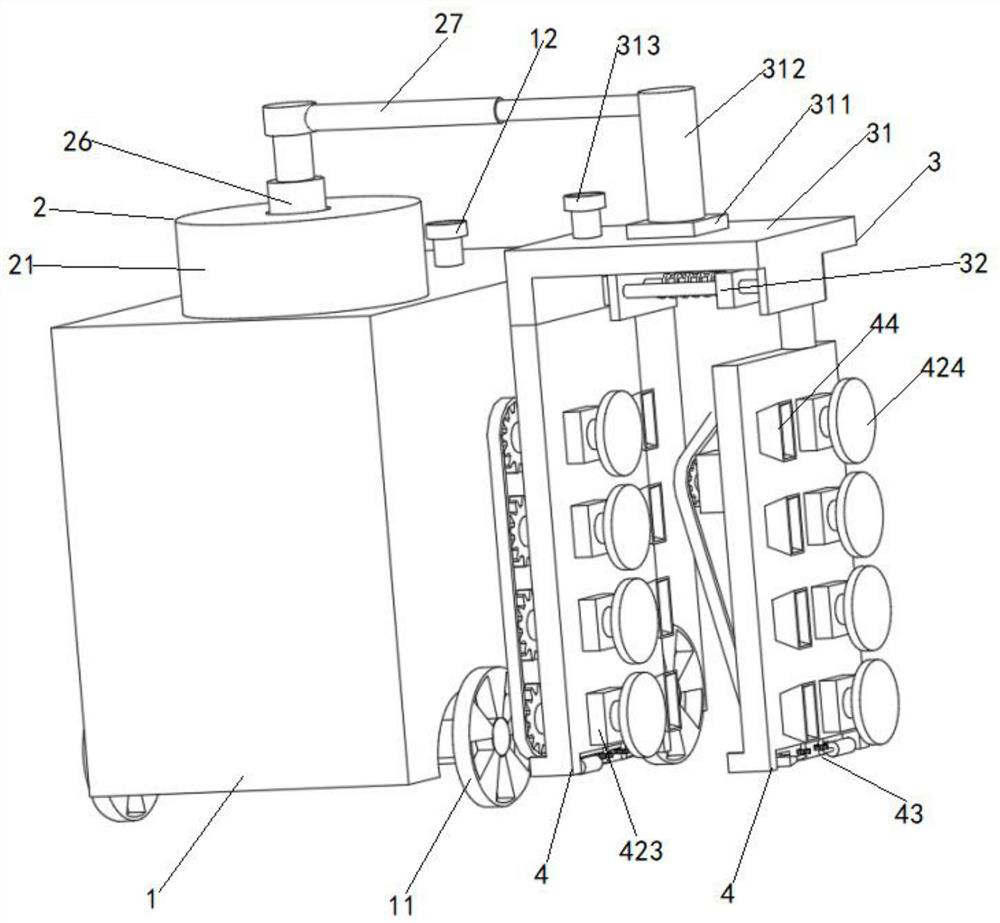 An adaptive surface cleaning robot