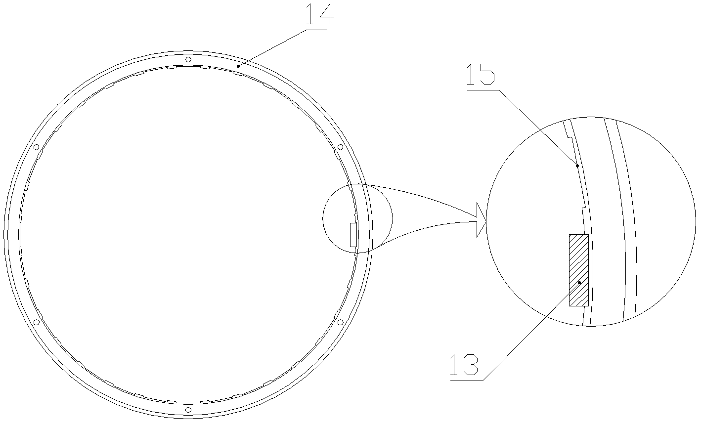 Wheel hub motor and control method thereof