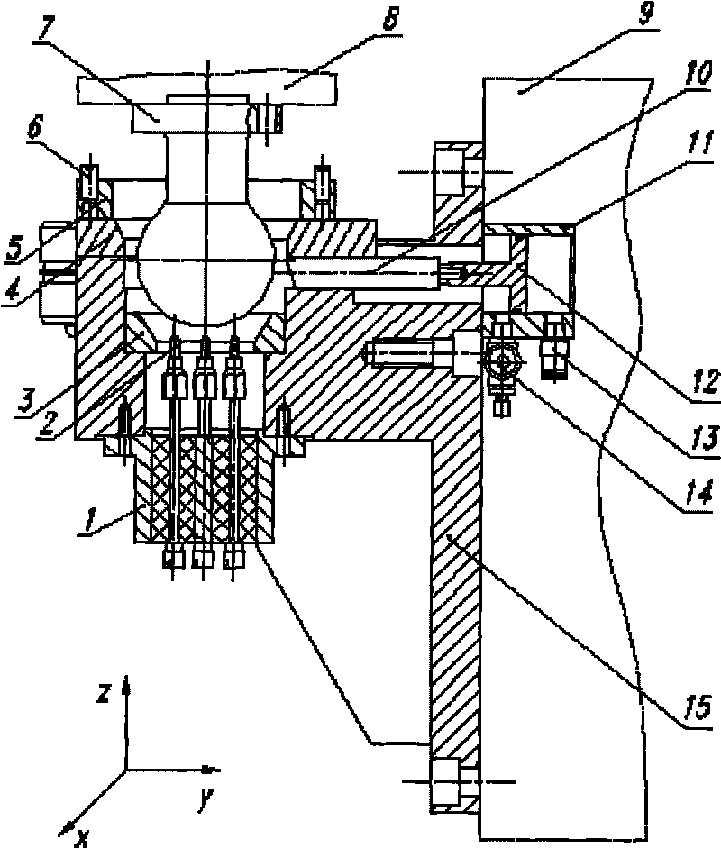 Method and device for precisely positioning large part of airplane in place