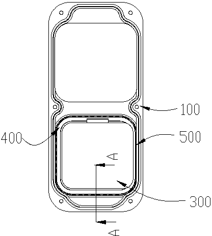 Key waterproof structure and electronic device applying same