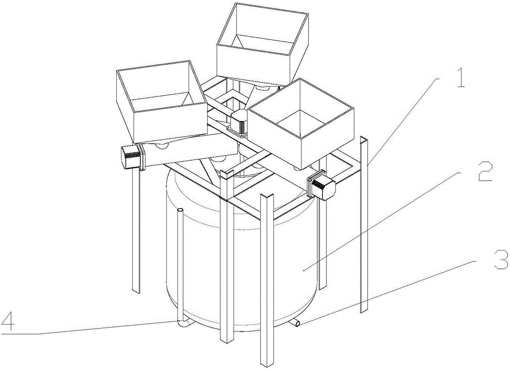 Solid fertilizer precision variable rate fertilizer preparation device for integration of water and fertilizer and control method