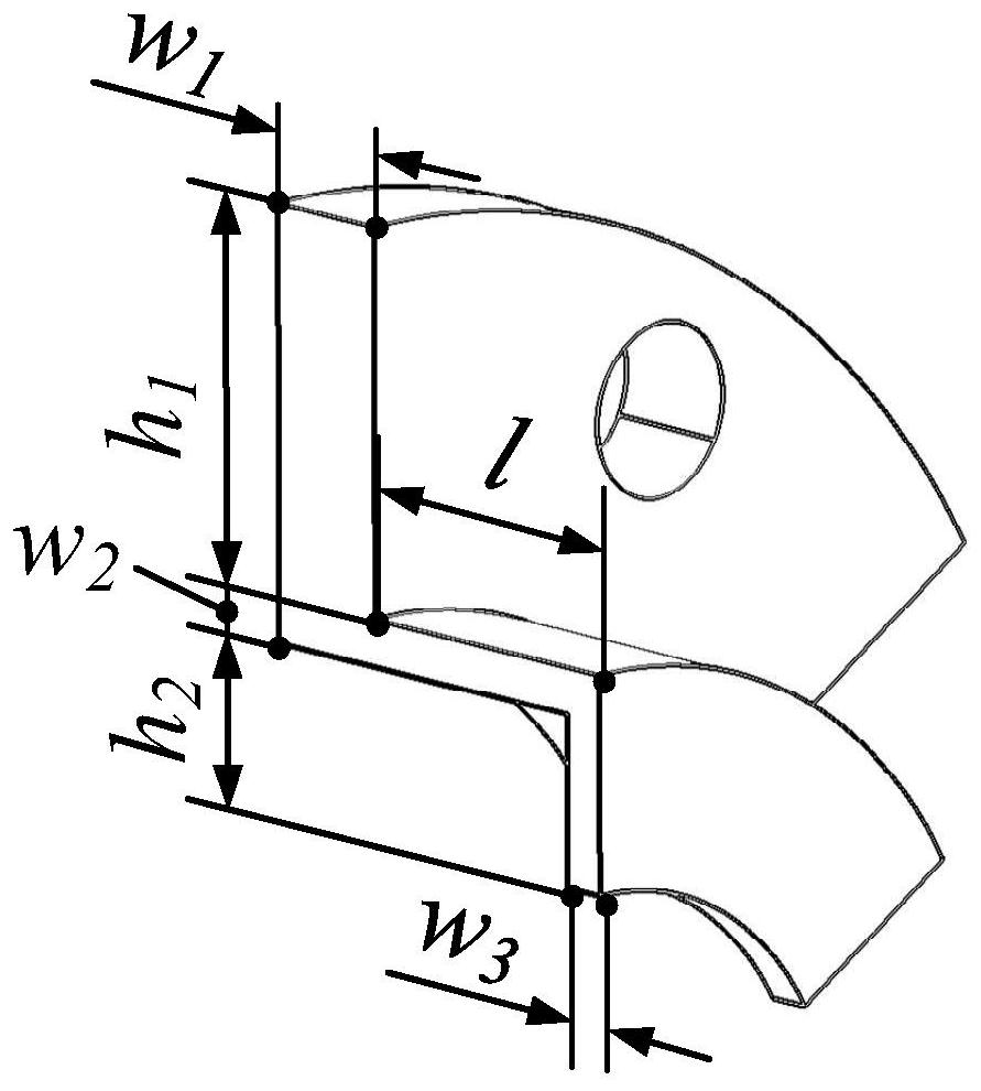 Z-shaped elastic flange structure for ultrasonic transducer and application of Z-shaped elastic flange structure