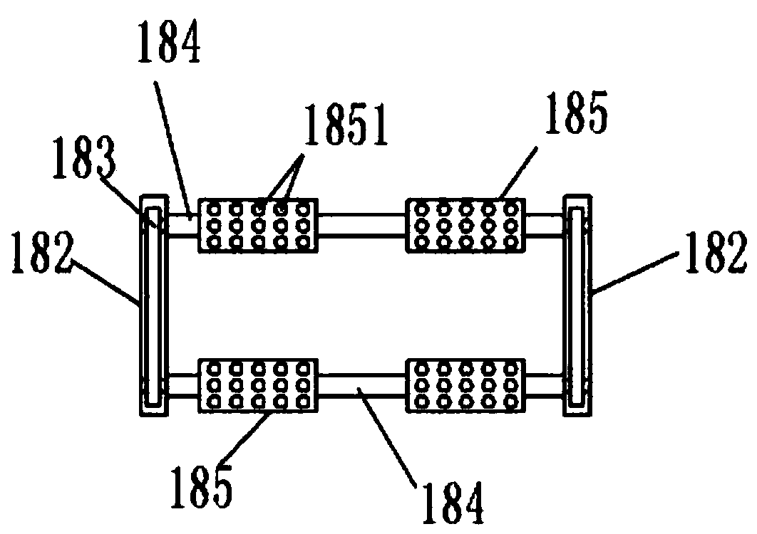 Magnetic separation device facilitating separation of sundries in sewage