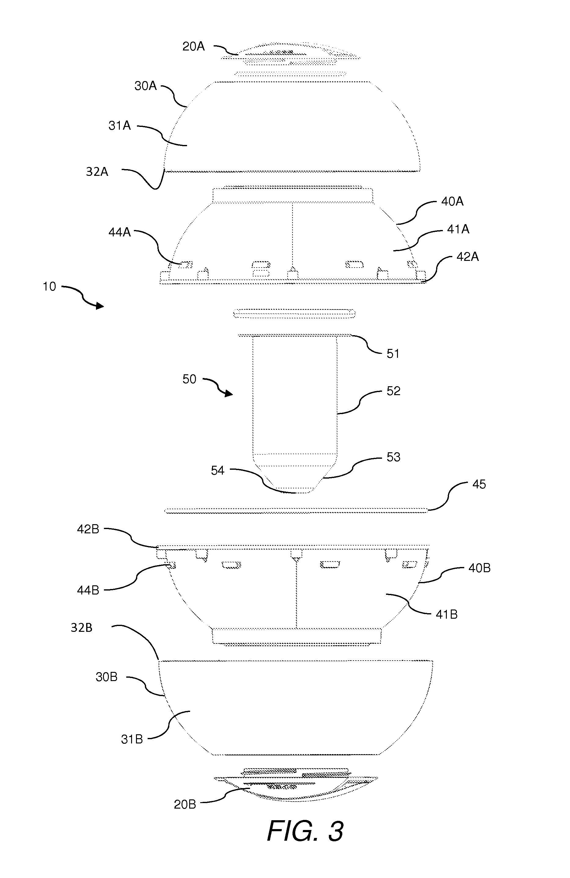 Cooling assembly for chilling or freezing liquid ingredients