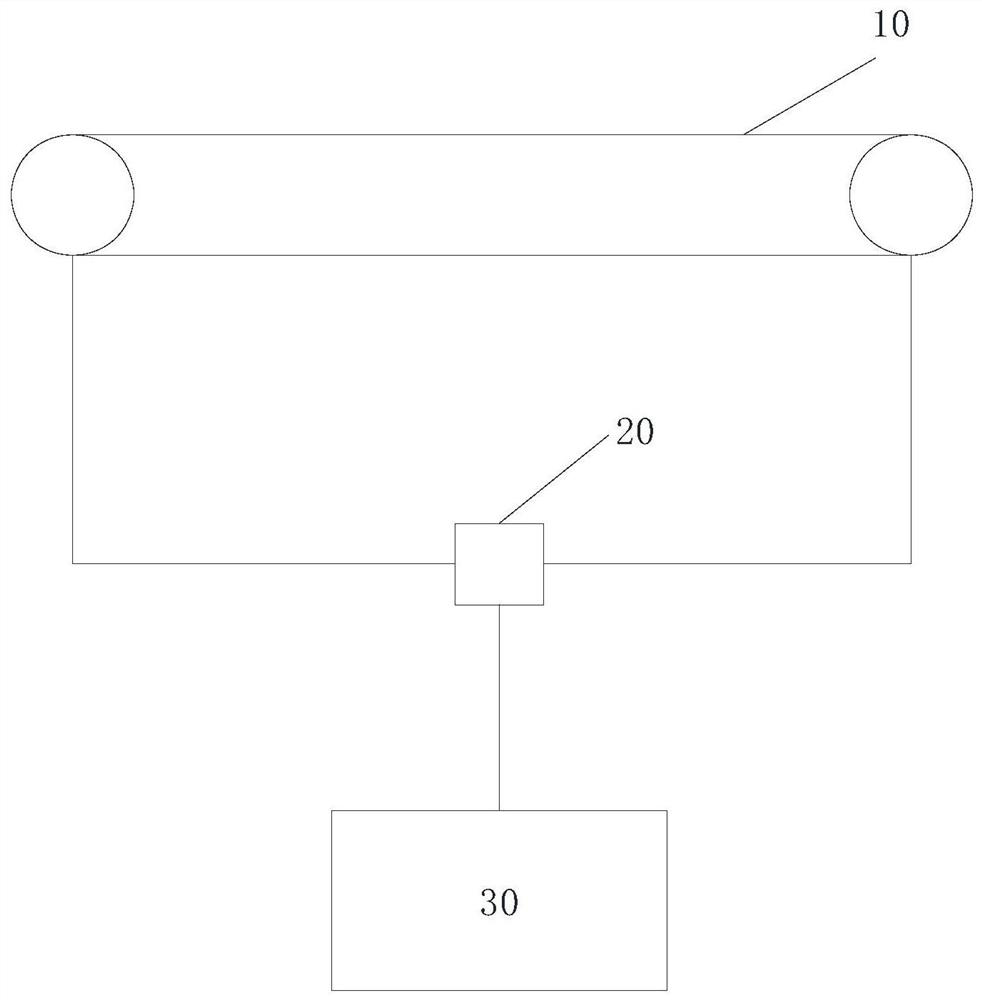 Elevator car door detection system and elevator car door detection method