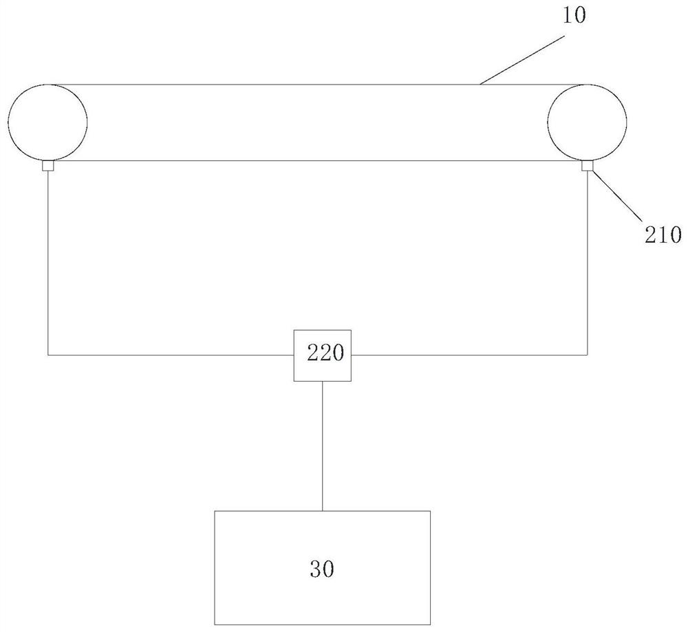 Elevator car door detection system and elevator car door detection method