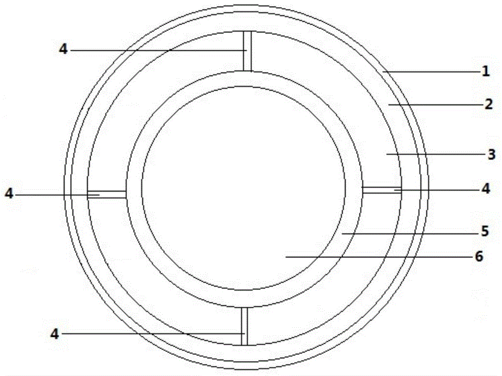 Fire-resistant thermal isolation insulation tube