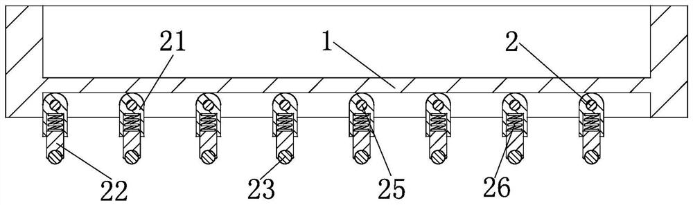 Steel pipe nondestructive testing fixing device