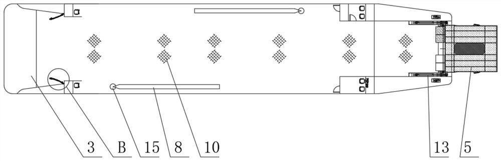 Quickly-assembled motorized floating barge and assembling method