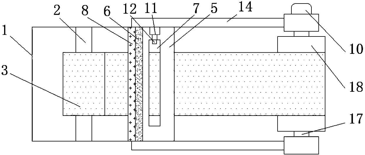 Aluminum foil coiled material protection mechanism capable of drawing materials conveniently