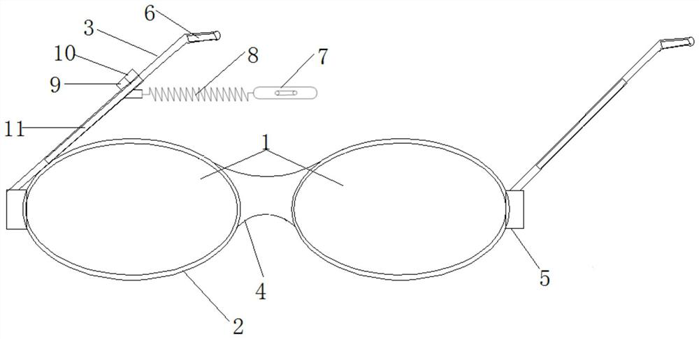 Portable explosion-proof emergency communication goggles with external antenna and using method